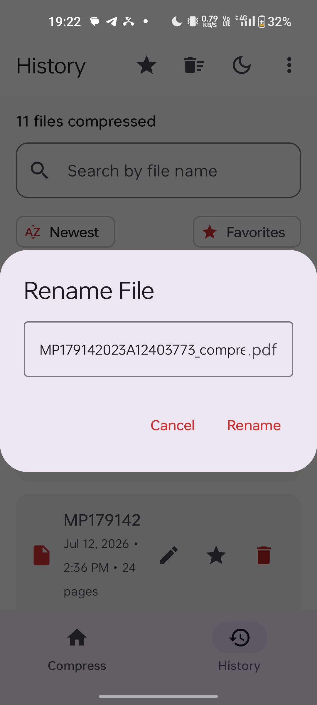 ZipPDF rename file dialog